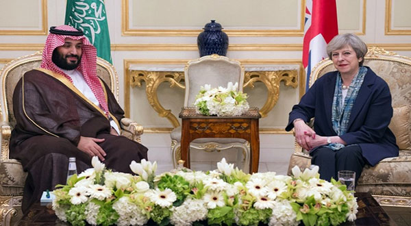 May to Challenge MBS over Human Rights as Protests Expected for UK Visit May to Challenge MBS over Human Rights as Protests Expected for UK Visit